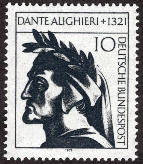 Yvert & Tellier 549 - Michel 693 - Dante - 1971- postfris XX, Postzegels en Munten, Postzegels | Europa | Duitsland, Postfris