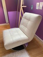 Lederen relaxzetel, Huis en Inrichting, Ophalen, Gebruikt, Leer