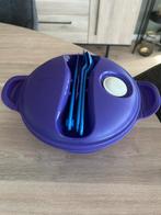 Tupperware: salade lunchbox met bestek, Ophalen of Verzenden, Nieuw, Paars