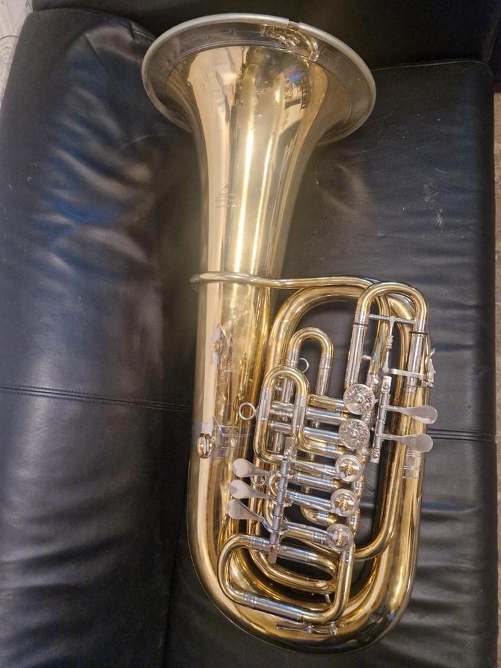 Miraphone Fa tuba, Muziek en Instrumenten, Blaasinstrumenten | Tuba's, Gebruikt, Ophalen