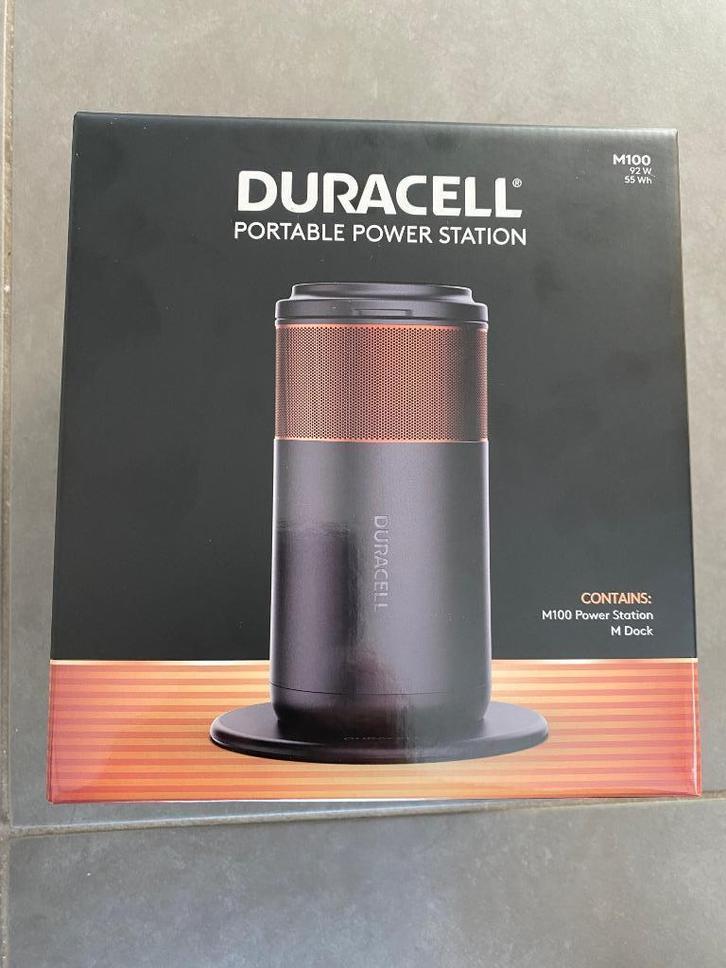 Duracell M100 draagbare powerstation, Telecommunicatie, Mobiele telefoons | Batterijen en Accu's, Nieuw, Overige merken, Ophalen of Verzenden