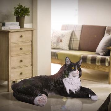 Maine Coon Cat beeld – Kat - 101 cm beschikbaar voor biedingen
