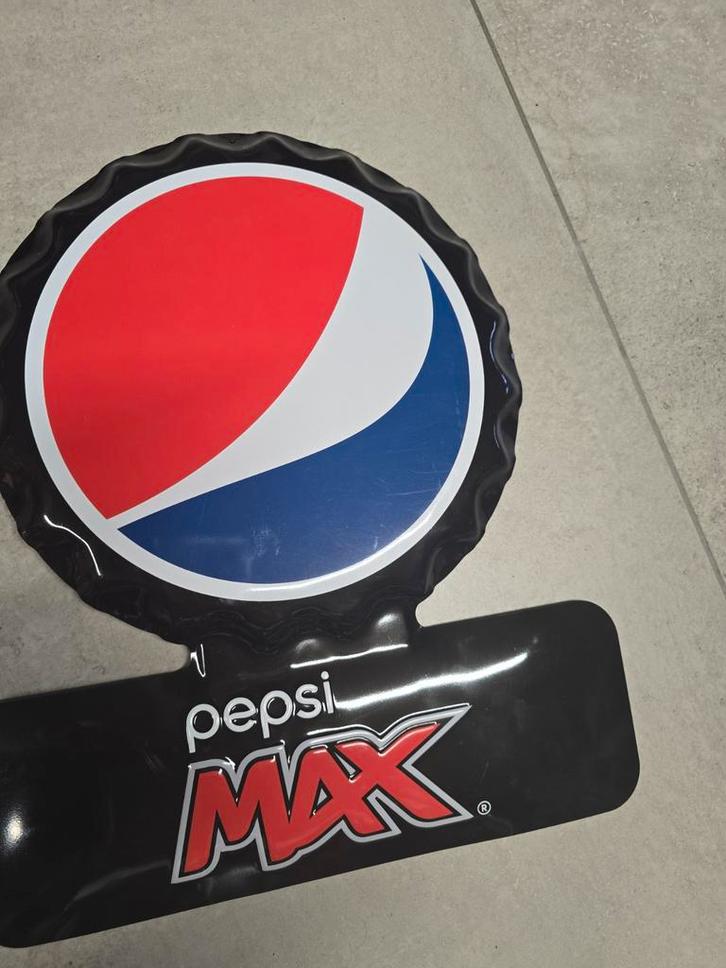 PEPSI MAX METALEN PLAAT, Verzamelen, Merken en Reclamevoorwerpen