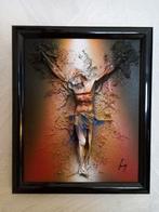 kader met Jesus, Antiek en Kunst, Antiek | Religieuze voorwerpen, Ophalen of Verzenden