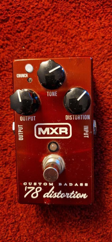MXR 78 distortion 78 badass, Muziek en Instrumenten, Effecten, Gebruikt, Distortion, Overdrive of Fuzz, Ophalen of Verzenden