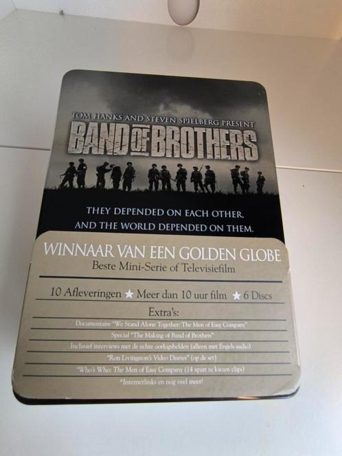 Band of brothers dvd box - tin box - steelbooks - dvd., CD & DVD, DVD | Action, Comme neuf, Enlèvement ou Envoi