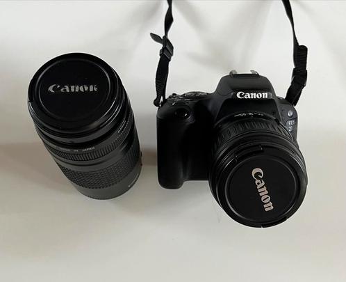 Canon EOS 200D (+ 2 cameralenzen), Audio, Tv en Foto, Fotocamera's Digitaal, Zo goed als nieuw, Spiegelreflex, Canon, Ophalen