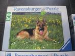 Puzzel Ravensburger Duitse herdershond, Hobby en Vrije tijd, Ophalen of Verzenden, 500 t/m 1500 stukjes, Nieuw, Legpuzzel