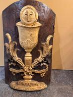 Antieke eiken deur van tabernakel, Ophalen of Verzenden