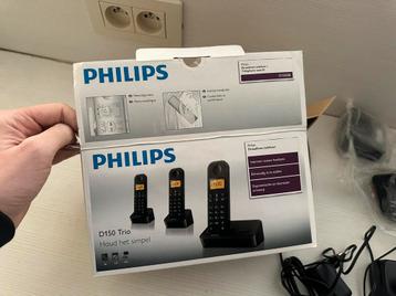 Philips D150 draadloze set telefoons (vaste telefonie) beschikbaar voor biedingen