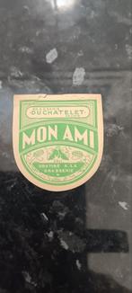 Oud bieretiket mon ami br Duchatelet Nechin, Enlèvement ou Envoi, Comme neuf