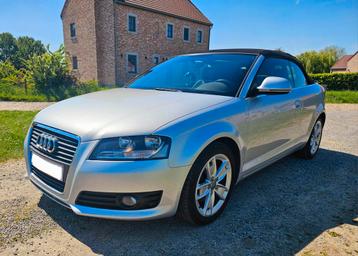 Audi A3 cabrio 2.0tdi 136 cv Euro5 163.000 kms 2009, Autos, Achat, Cabriolet, Boîte manuelle, Noir