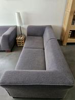 Twee zetels + poef, Ophalen, Gebruikt, Tweepersoons, 75 tot 100 cm
