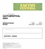 Cactusfestival 1 ticket voor zondag, Tickets en Kaartjes, Concerten | Overige