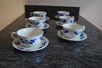 BOCH BLAUW EIKENBLAD. 6 LUNCHES, Antiek en Kunst, Ophalen of Verzenden