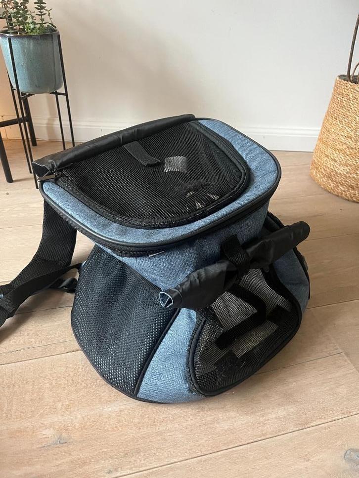 Rugzak voor kitten / puppy / konijn, Dieren en Toebehoren, Transportboxen, Zo goed als nieuw, Ophalen