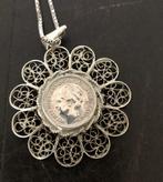 halsketting met munt Wilhelmina, Ophalen, Zo goed als nieuw, Zilver