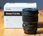 Objectif Sigma 50mm DG HSM ART pour Canon, TV, Hi-fi & Vidéo, Comme neuf, Enlèvement, Lentille standard