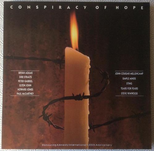 lp Bryan Adams Conspiration de l'espoir, Amnesty Internation, CD & DVD, Vinyles | Rock, Comme neuf, Pop rock, 12 pouces, Enlèvement ou Envoi
