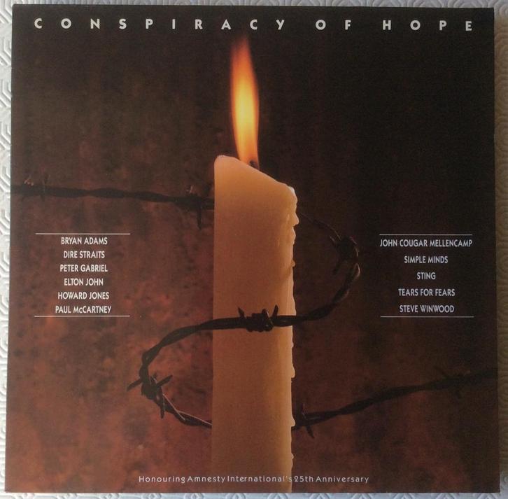 lp Bryan Adams Conspiracy of hope, Amnesty international, Cd's en Dvd's, Vinyl | Rock, Zo goed als nieuw, Poprock, 12 inch, Ophalen of Verzenden