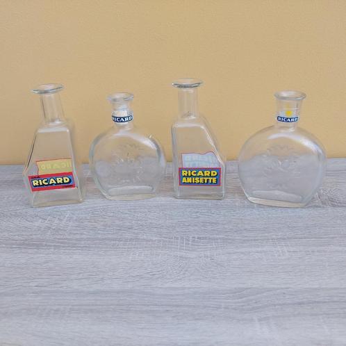 Ricard karaffen uit glas 4 verschillende, Verzamelen, Glas en Drinkglazen, Zo goed als nieuw, Ophalen of Verzenden