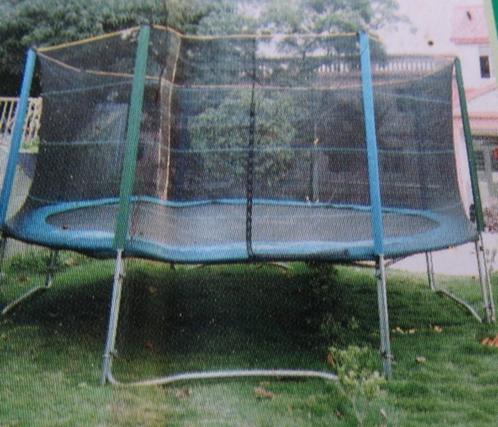 Grote trampoline 423 cm doorsnede, Kinderen en Baby's, Speelgoed | Buiten | Trampolines, Gebruikt, Ophalen