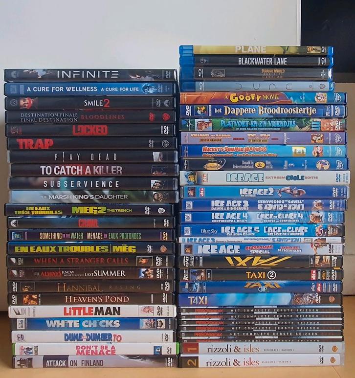 Lot dvds / blu rays / tv series ook nog nieuw in verpakking, Cd's en Dvd's, Dvd's | Overige Dvd's, Ophalen
