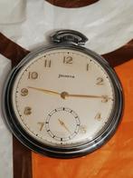Helvetia zakhorloge antique jaar 1945, Overige merken, Zakhorloge, Staal, Verzenden