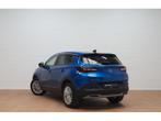 Opel Grandland X 1.2T Innovation+leder+gps+camera+winterpack, Auto's, Stof, Gebruikt, Blauw, Stuurwielverwarming