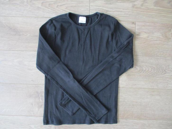 Zwarte longsleeve, maat 158, Zara, mooie staat, Kinderen en Baby's, Kinderkleding | Maat 158, Gebruikt, Meisje, Shirt of Longsleeve