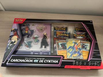 Coffret Premium Carchacrok EX de Cynthia Pokemon beschikbaar voor biedingen