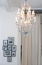 Luster, Huis en Inrichting, Lampen | Kroonluchters, Ophalen, Gebruikt, Glas