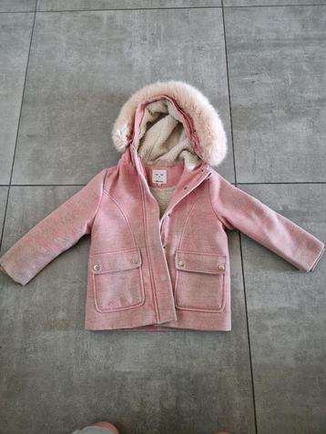 Gratis winterjas met kap maat 116 roze beschikbaar voor biedingen