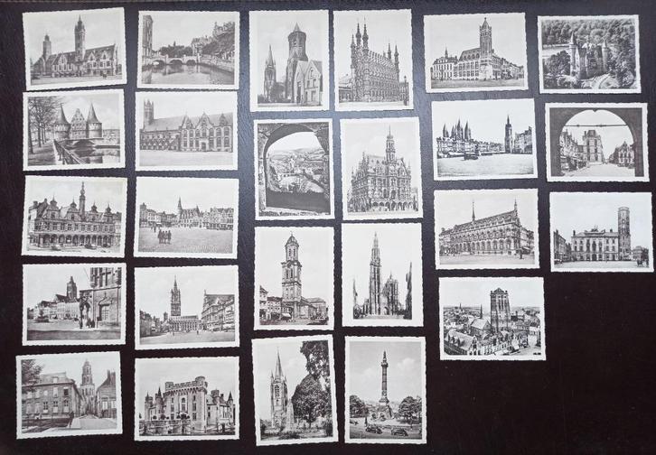 25 chromos: kunstfotos 'Ken Uw Land' - de Beukelaar, Verzamelen, Foto's en Prenten, Nieuw, Foto, Gebouw, Ophalen of Verzenden