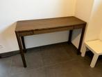 IKEA Tonstad Bureau - Donker Hout - 140x75x75cm - Als Nieuw!, Ophalen, Zo goed als nieuw, Bureau