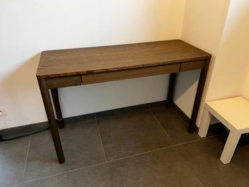 IKEA Tonstad Bureau - Donker Hout - 140x75x75cm - Als Nieuw! beschikbaar voor biedingen