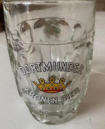 Vintage Dortmunder kronen glas - ongebruikt beschikbaar voor biedingen