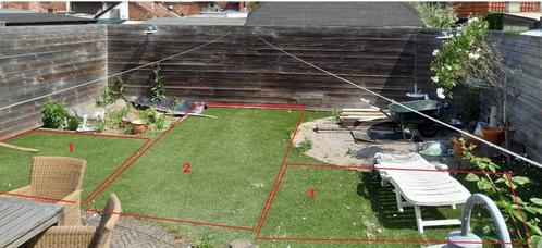 kunstgras, Tuin en Terras, Gras en Kunstgras, Gebruikt, Kunstgras, 20 m² of meer, Ophalen
