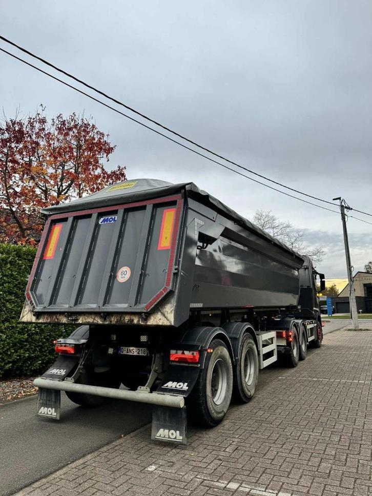 Mol Quadrat kipper oplegger, Auto's, Vrachtwagens, Bedrijf, Aanhangers en Opleggers, BTW verrekenbaar, Ophalen