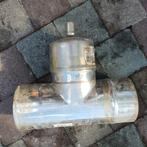 Té inox +purge, Doe-het-zelf en Bouw, Ophalen, Zo goed als nieuw, Inox