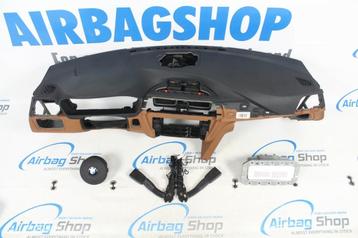 Airbag kit - Tableau de bord brun navi M BMW 3 serie F30 F31