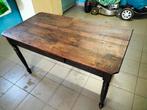 Eikenhouten tafel op de boerderij, Ophalen, Zo goed als nieuw, Eikenhout
