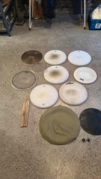 Draagzak met cimbaal en vellen en…., Ophalen, Gebruikt