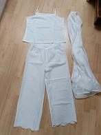 Ensemble 3 pièces avec pantalon en broderie anglaise, Ophalen of Verzenden