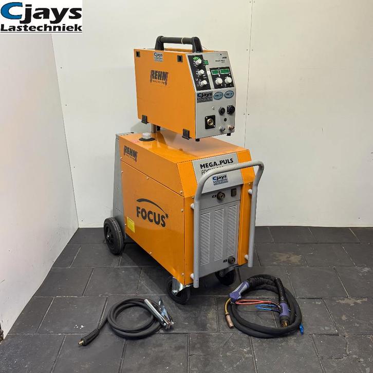 Rehm MegaPuls Focus 300 Mig Mag Halfautomaat + garantie, Doe-het-zelf en Bouw, Gereedschap | Lasapparaten, Gebruikt, CO2, 250 ampère
