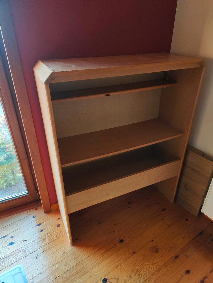 Bibliothèque en bois, Maison & Meubles, Armoires | Bibliothèques, Utilisé, 100 à 150 cm, 100 à 150 cm, 25 à 50 cm, Avec tablette(s)