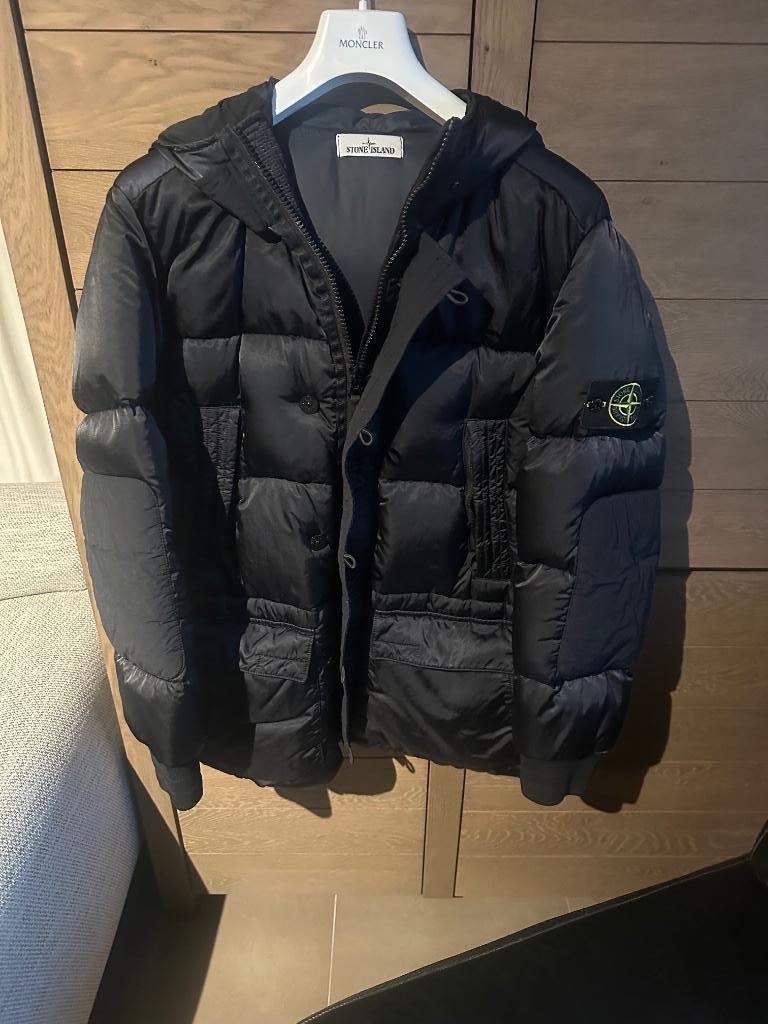 Stone island parka maat large, Stone island, Enlèvement, Bleu, Taille 52/54 (L)