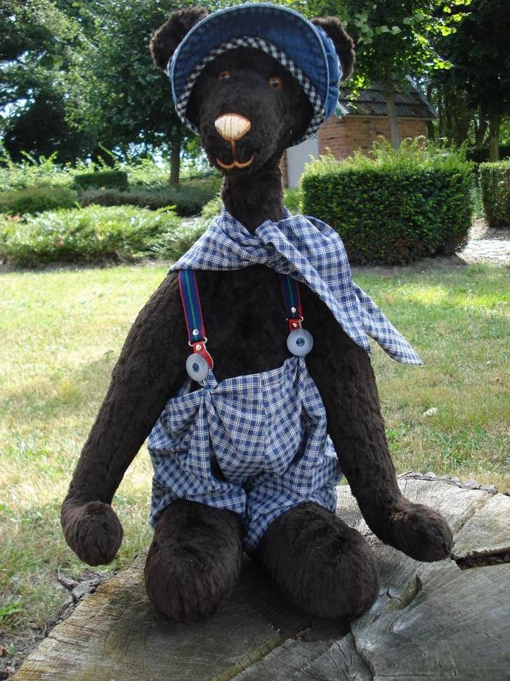 handgemaakte knuffeldieren 1, Verzamelen, Beren en Cherished Teddies, Nieuw, Stoffen beer, Ophalen of Verzenden