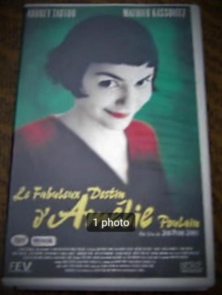 VHS „Het fantastische lot van Amélie Poulain”, Cd's en Dvd's, VHS | Film, Zo goed als nieuw, Overige genres, Alle leeftijden, Ophalen of Verzenden