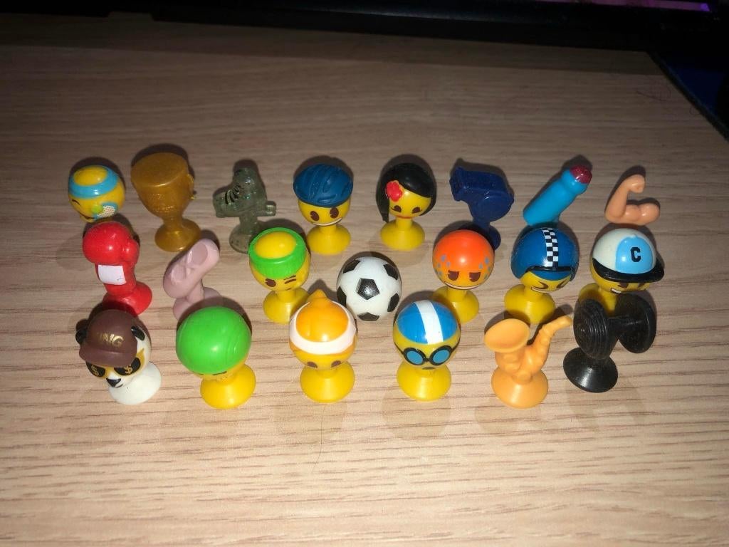 Aldi Emoji's - gratis verzending, Verzamelen, Poppetjes en Figuurtjes, Zo goed als nieuw, Verzenden